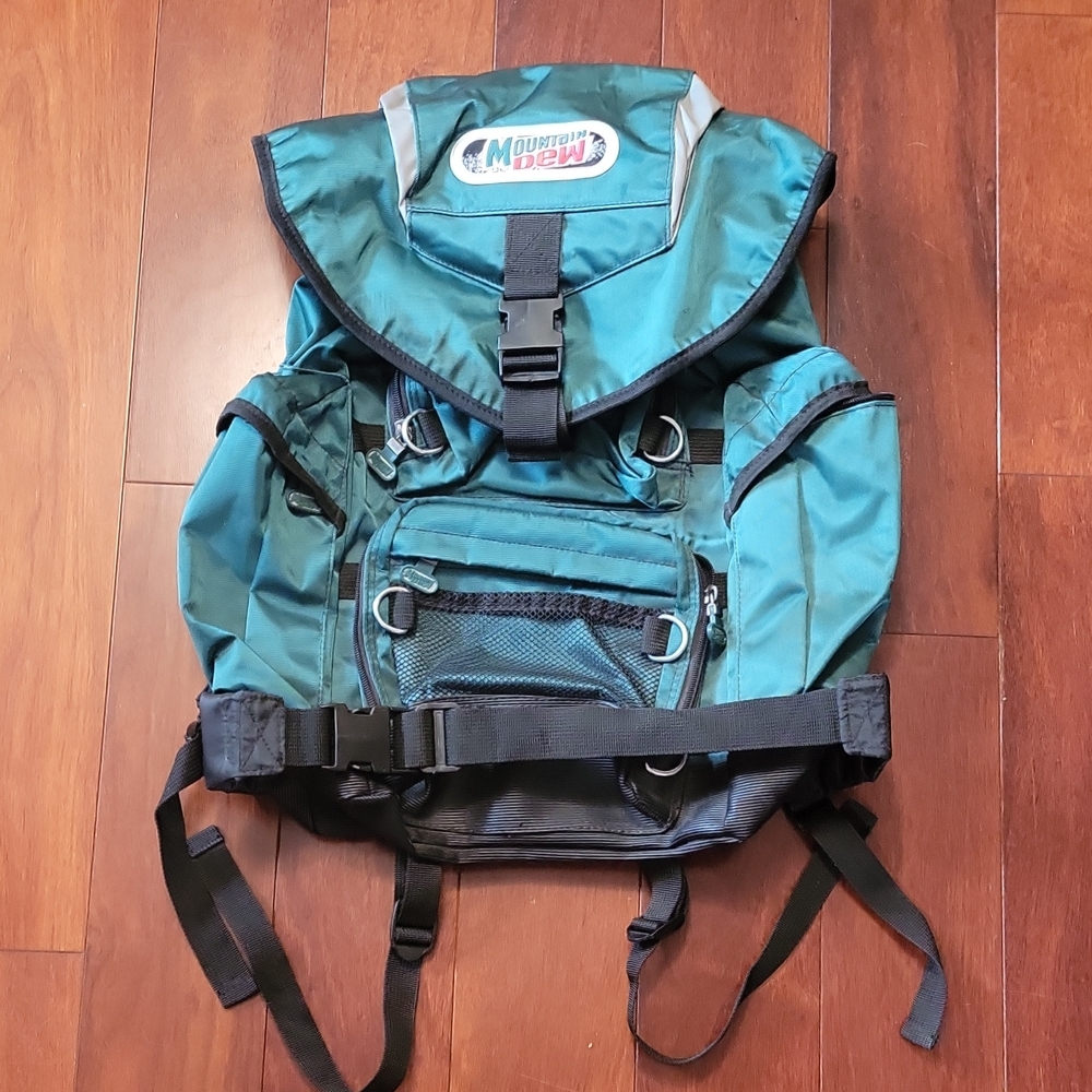 Y2K Vintage Mountain Dew Backpack